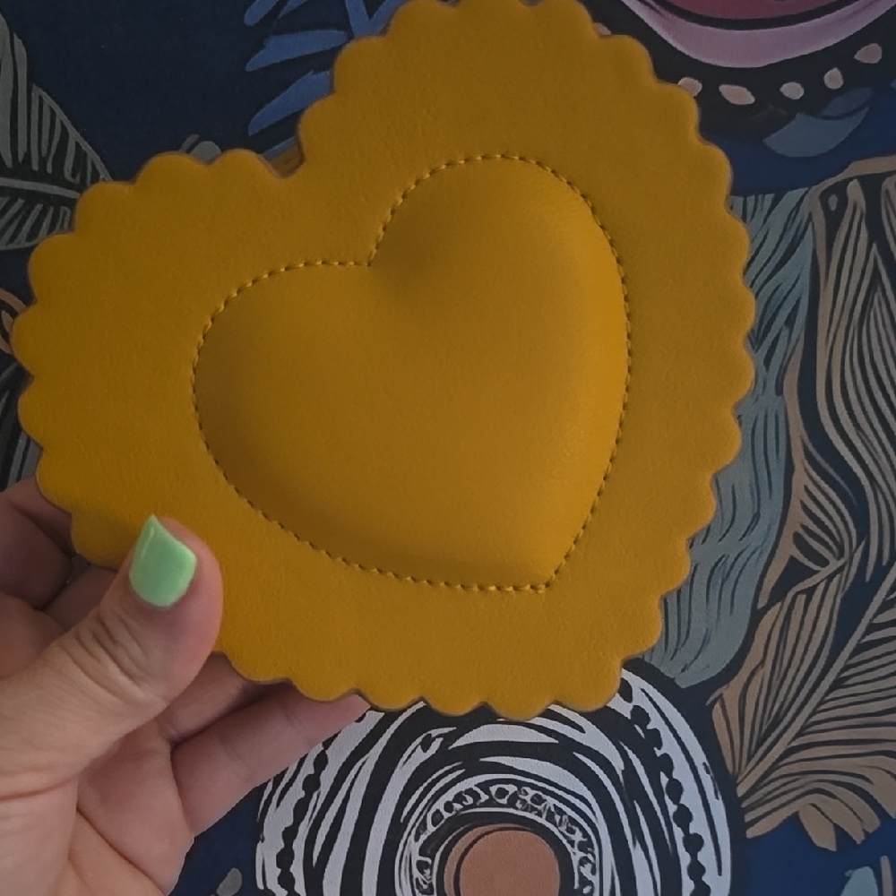 Heart-Shaped Pouch Keychain